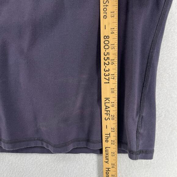 EILEEN FISHER Top S Organic Cotton Stretch Jersey Round Neck Long Sleeve Gray - Picture 13 of 14